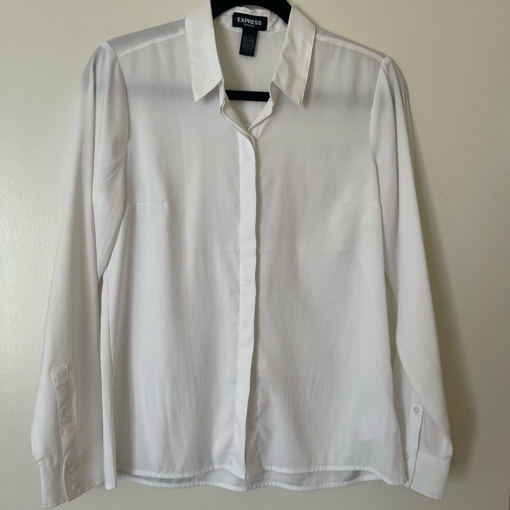 Express Classic White Shirt